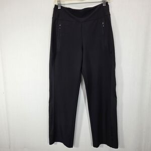 Athleta Fairway Golf Pant Black High Rise Straight Leg - Size 6